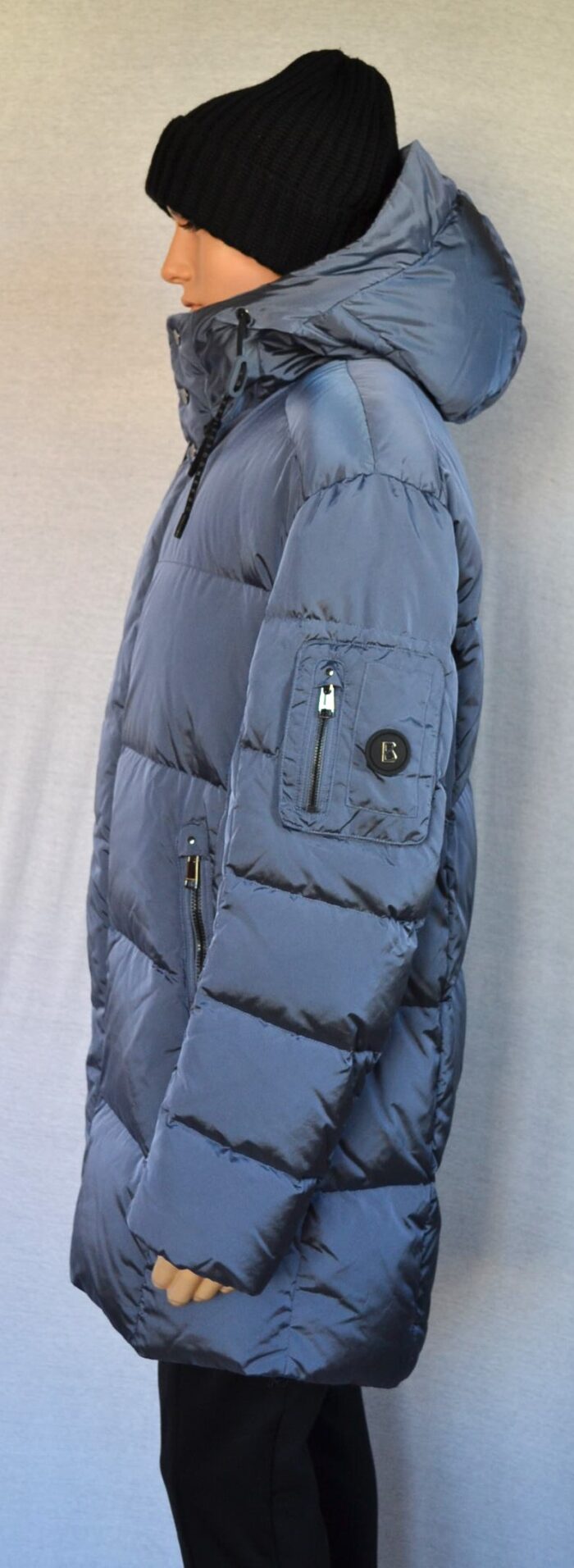 BOGNER JONES D1 HERREN DAUNENJACKE JACKE MANTEL MENS GRAU-BLAU Gr 50 L NEU – Bild 3