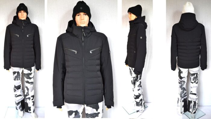 BOGNER FELIKS HERREN SKIJACKE SCHWARZ STRETCH JACKE MENS Gr 50 L NEU