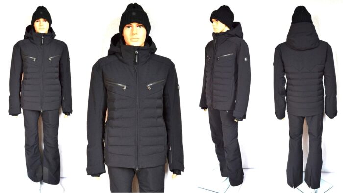 BOGNER SET SKIANZUG HERREN SKIJACKE FELIKS SCHWARZ + SKIHOSE THORE 1 STRETCH Gr 50 L NEU