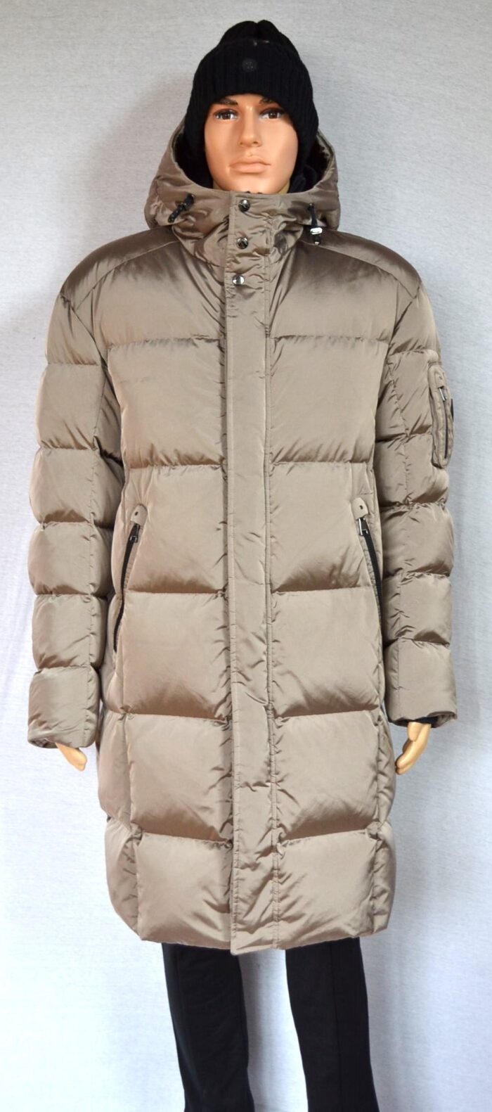 BOGNER ERICO D2 HERREN DAUNENMANTEL PARKA JACKE MENS TAUPE Gr 50 L NEU – Bild 3