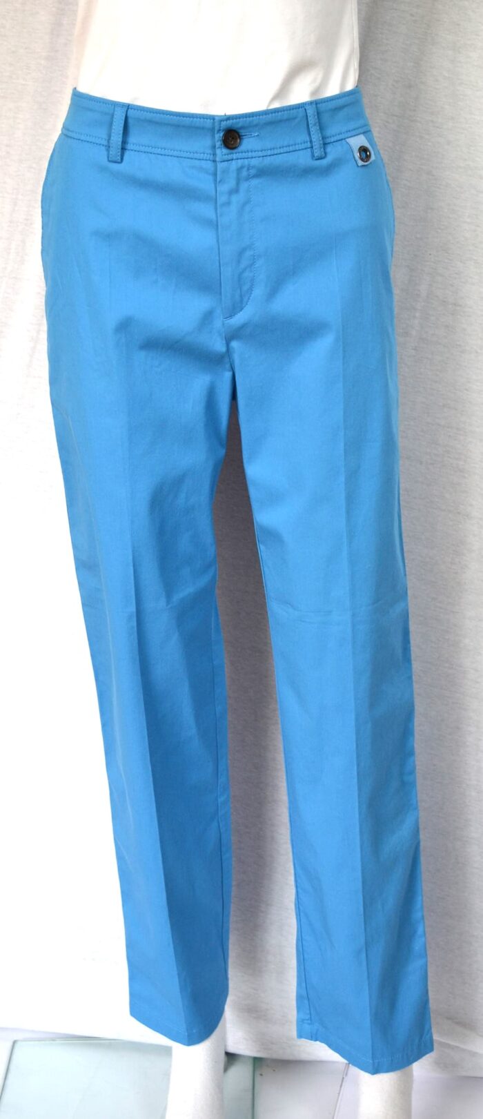 BOGNER DAMEN SOMMER HOSE BAUMWOLLE STRETCH HELLBLAU Gr 36L S NEU – Bild 2