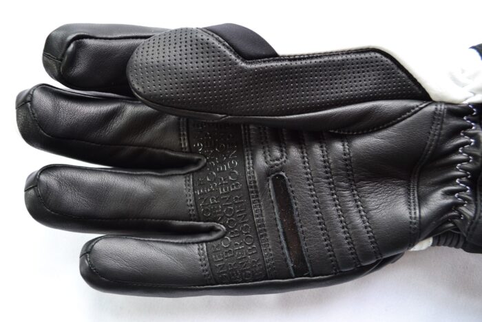 BOGNER SILVAN HERREN SKI HANDSCHUHE SCHWARZ-WEIß LEDER GLOVES Gr 9,5 L-XL NEU – Bild 6