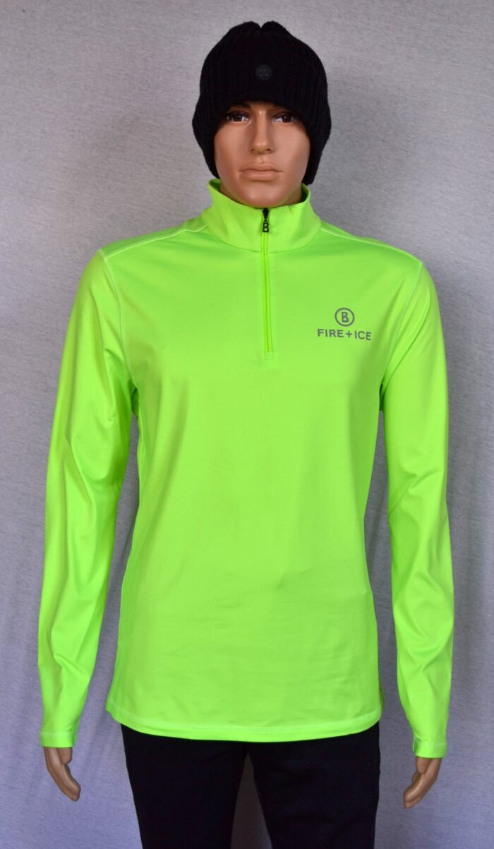 BOGNER FIRE+ICE PASCAL HERREN SKI LONGSLEEVE NEON FIRST LAYER STRETCH UNTERZIEHER Gr L NEU – Bild 2