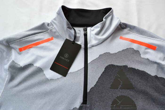BOGNER FIRE+ICE PASCAL HERREN SKI LONGSLEEVE GRAU BERGE MUSTER FIRST LAYER STRETCH UNTERZIEHER Gr L NEU – Bild 3
