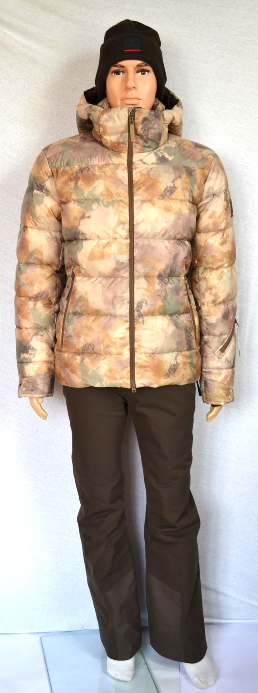 BOGNER SET SKIANZUG FIRE+ICE HERREN SKIJACKE LUKA 2 CAMO BEIGE-BRAUN + SKIHOSE SCOTT 3 CHOCOLATE Gr 50 L NEU – Bild 2
