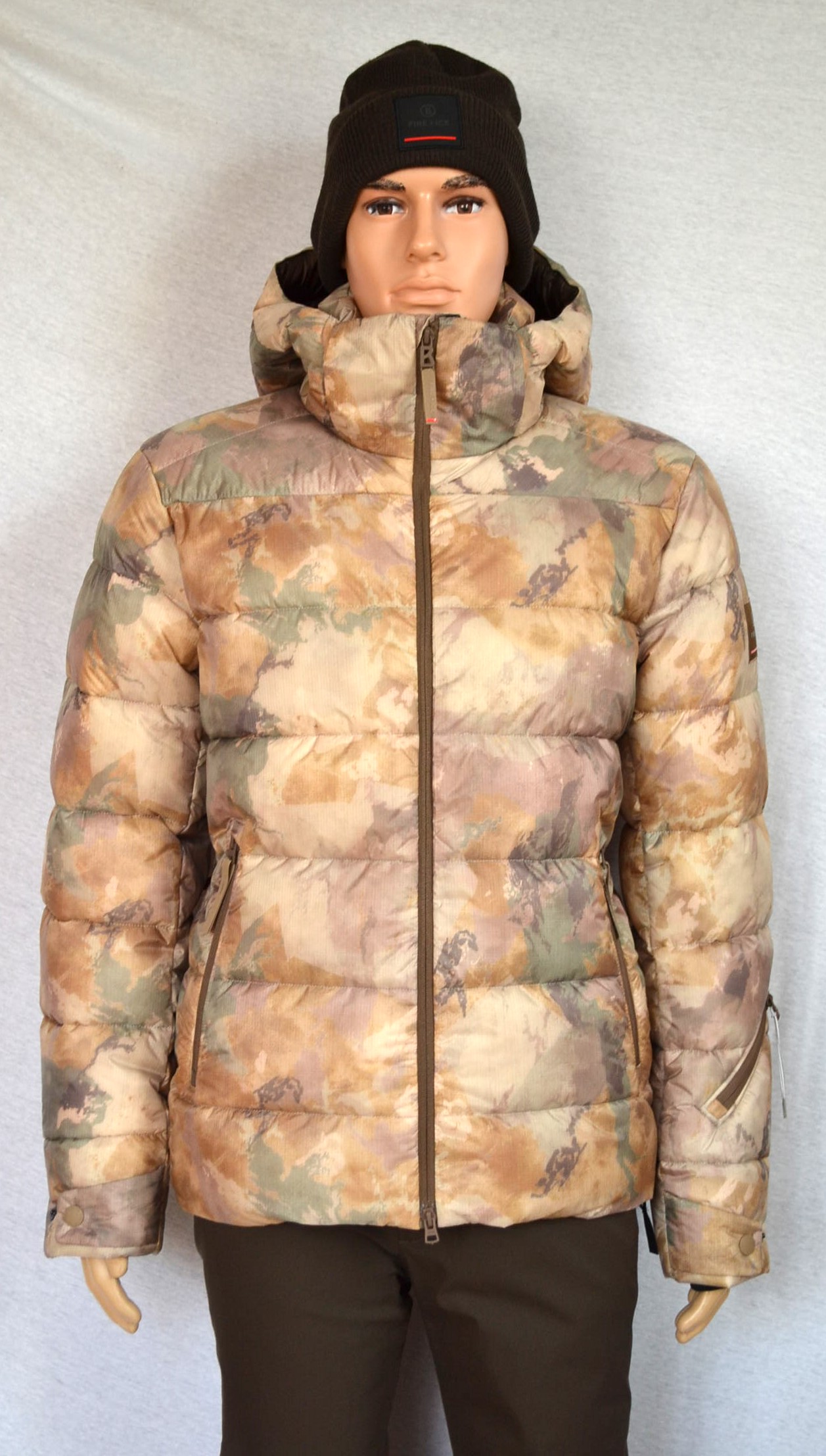 BOGNER SET SKIANZUG FIRE+ICE HERREN SKIJACKE LUKA 2 CAMO BEIGE-BRAUN + SKIHOSE SCOTT 3 CHOCOLATE Gr 50 L NEU – Bild 3