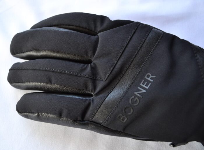 BOGNER HILLA DAMEN SKI HANDSCHUHE GLOVES TEILLEDER SCHWARZ Gr 7,5 M NEU – Bild 5