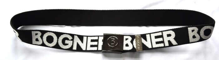 BOGNER GÜRTEL für die SKIHOSE SCHWARZ-WEIß UNISEX LOGO SCHRIFTZUG 108 cmNEU – Bild 4