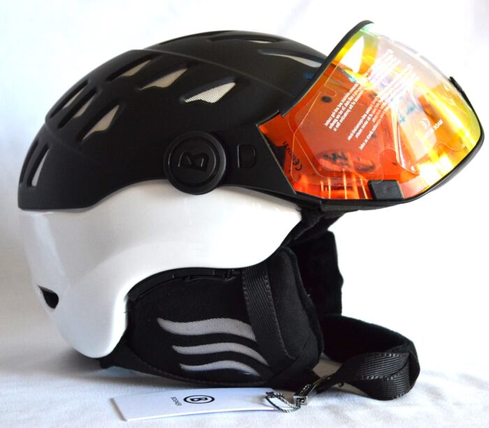 BOGNER ST. MORITZ SKIHELM MIT VISIER SKI HERREN DAMEN HELMET ROCK Gr M 56-58 cm NEU OVP – Bild 3