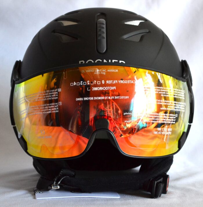 BOGNER ST. MORITZ SKIHELM MIT VISIER SKI HERREN DAMEN HELMET ROCK Gr M 56-58 cm NEU OVP – Bild 4
