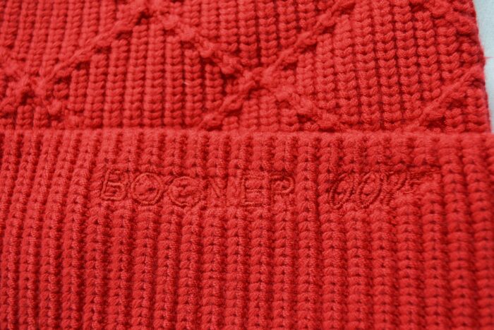BOGNER 007 BOND 14 DAMEN HERREN MÜTZE WOLLMÜTZE ROT NEU – Bild 3