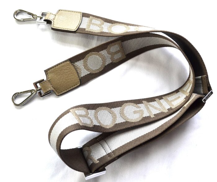 BOGNER LEDER UMHÄNGETASCHE BOTTLEBAG EDDA UNISEX FLASCHENTASCHE TASCHE MIT GURT BAG TAUPE NEU – Bild 7