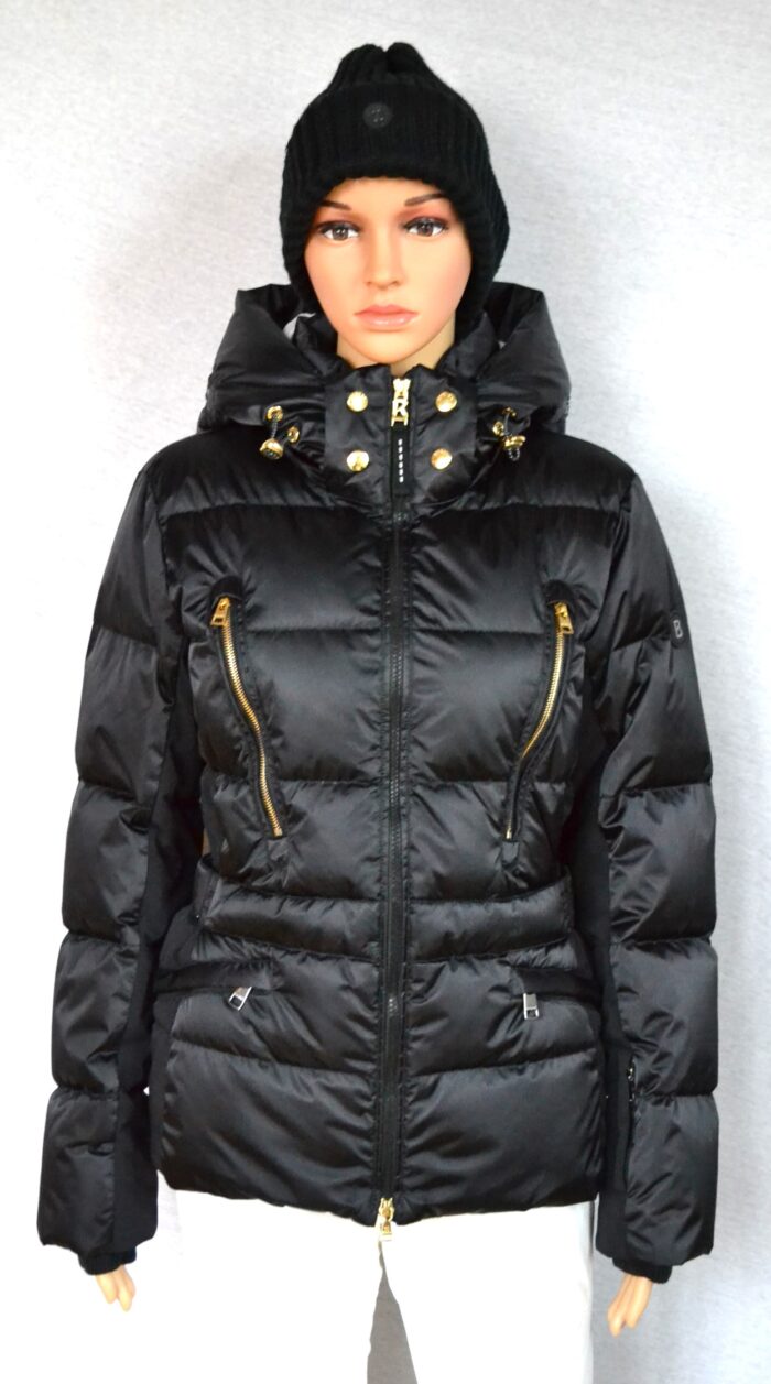 BOGNER DAMEN DAUNEN SKIJACKE JACKE SCHWARZ SHINY Gr 38 M NEU – Bild 2