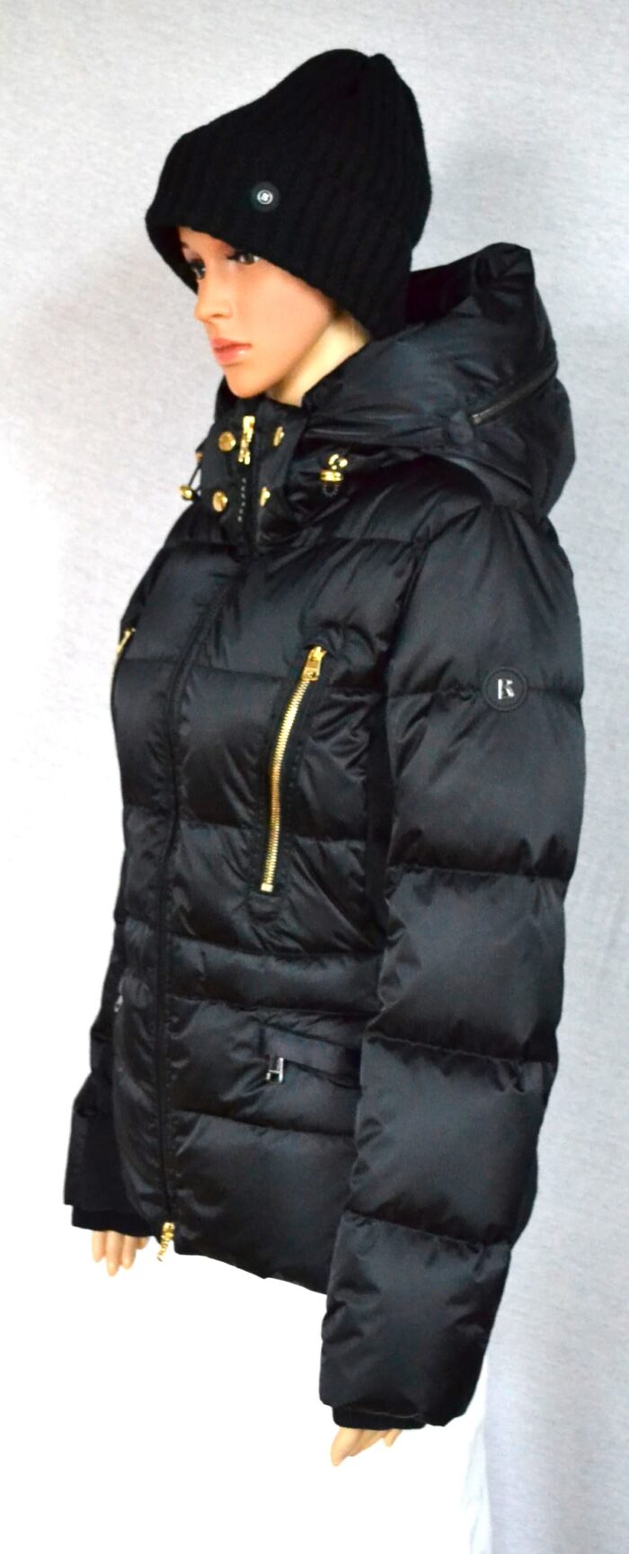 BOGNER DAMEN DAUNEN SKIJACKE JACKE SCHWARZ SHINY Gr 38 M NEU – Bild 3