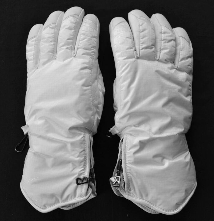 BOGNER DAMEN SKI HANDSCHUHE GLOVES TEILLEDER BACA WEIß Gr 7 S NEU – Bild 2