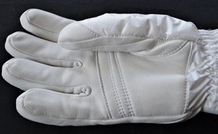 BOGNER DAMEN SKI HANDSCHUHE GLOVES TEILLEDER BACA WEIß Gr 7 S NEU – Bild 7