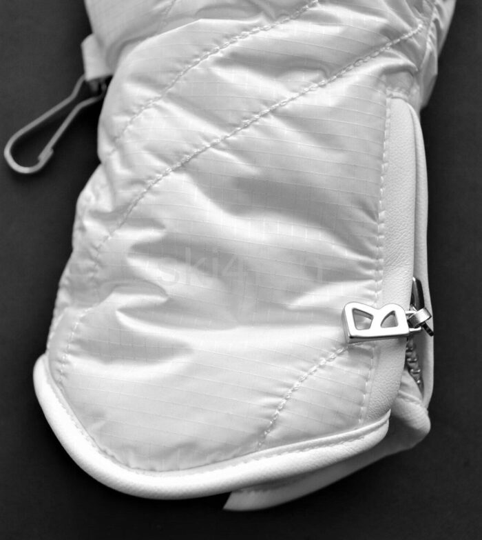 BOGNER DAMEN SKI HANDSCHUHE GLOVES TEILLEDER BENITA WEIß Gr 6,5 NEU – Bild 4