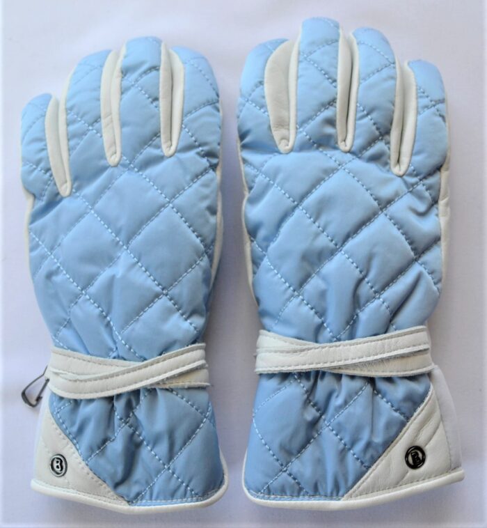 BOGNER DAMEN SKI HANDSCHUHE GLOVES TEILLEDER CINDY Gr 7 S NEU