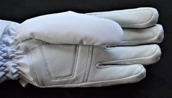 BOGNER DAMEN SKI HANDSCHUHE GLOVES TEILLEDER HANNA WEIß Gr 7 S NEU – Bild 7