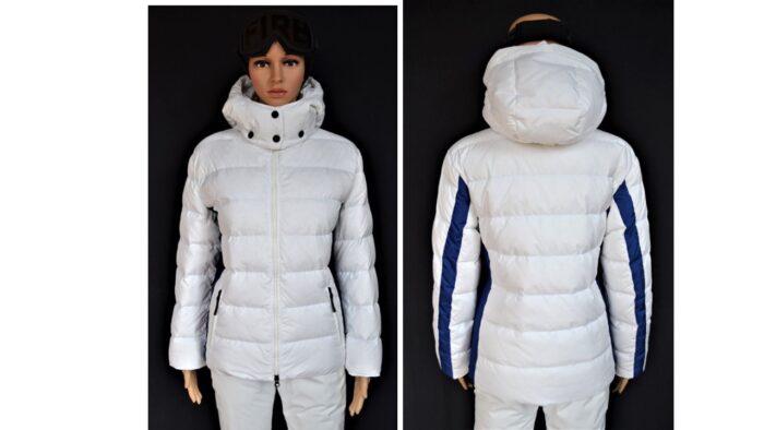 BOGNER FIRE+ICE LELA DAMEN SKIJACKE WEIß-BLAU SKI WOMEN Gr 44 XL NEU