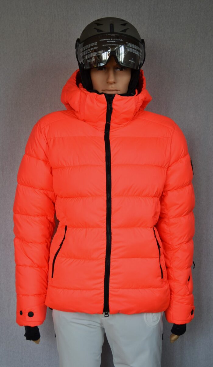 BOGNER FIRE+ICE LUKA2 HERREN SKI JACKE NEON LAVA ROT MENS JACKET Gr 50 L NEU – Bild 3