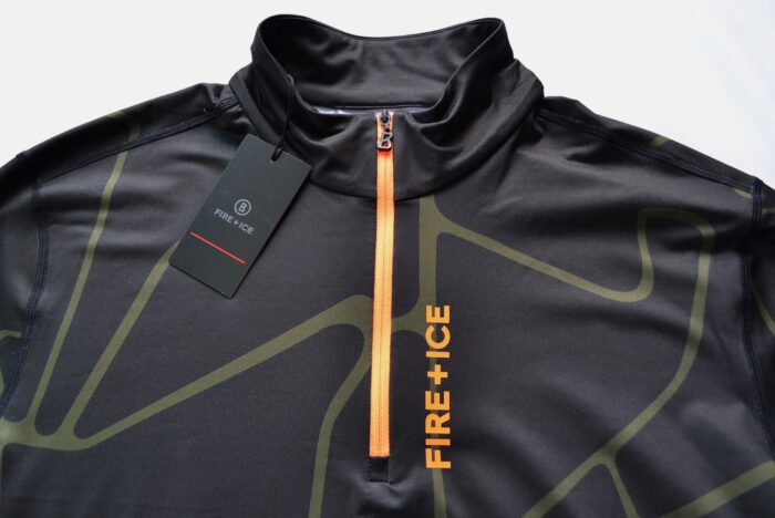 BOGNER FIRE+ICE PASCAL HERREN SKI LONGSLEEVE FIRST LAYER STRETCH UNTERZIEHER SCHWARZ-OLIV Gr L NEU – Bild 4
