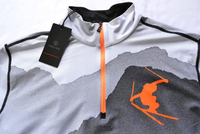 BOGNER FIRE+ICE PASCAL HERREN SKI LONGSLEEVE FIRST LAYER STRETCH UNTERZIEHER GRAU MUSTER Gr L NEU – Bild 4