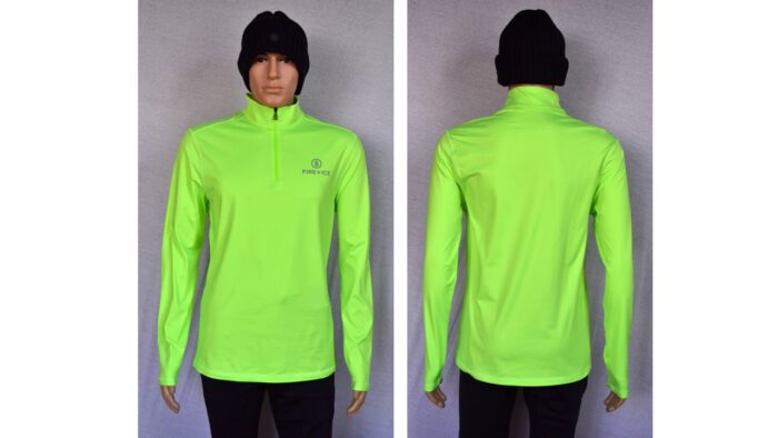 BOGNER FIRE+ICE PASCAL HERREN SKI LONGSLEEVE NEON FIRST LAYER STRETCH UNTERZIEHER Gr L NEU