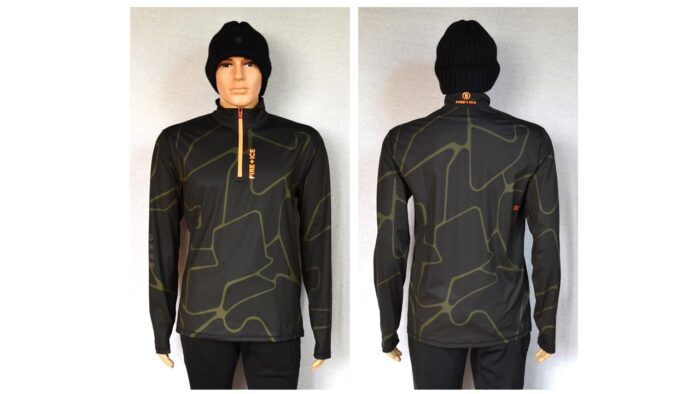 BOGNER FIRE+ICE PASCAL HERREN SKI LONGSLEEVE FIRST LAYER STRETCH UNTERZIEHER SCHWARZ-OLIV Gr L NEU