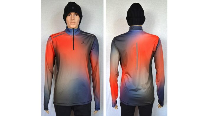 BOGNER FIRE+ICE PASCAL HERREN SKI LONGSLEEVE GEMUSTERT FIRST LAYER STRETCH UNTERZIEHER Gr L NEU