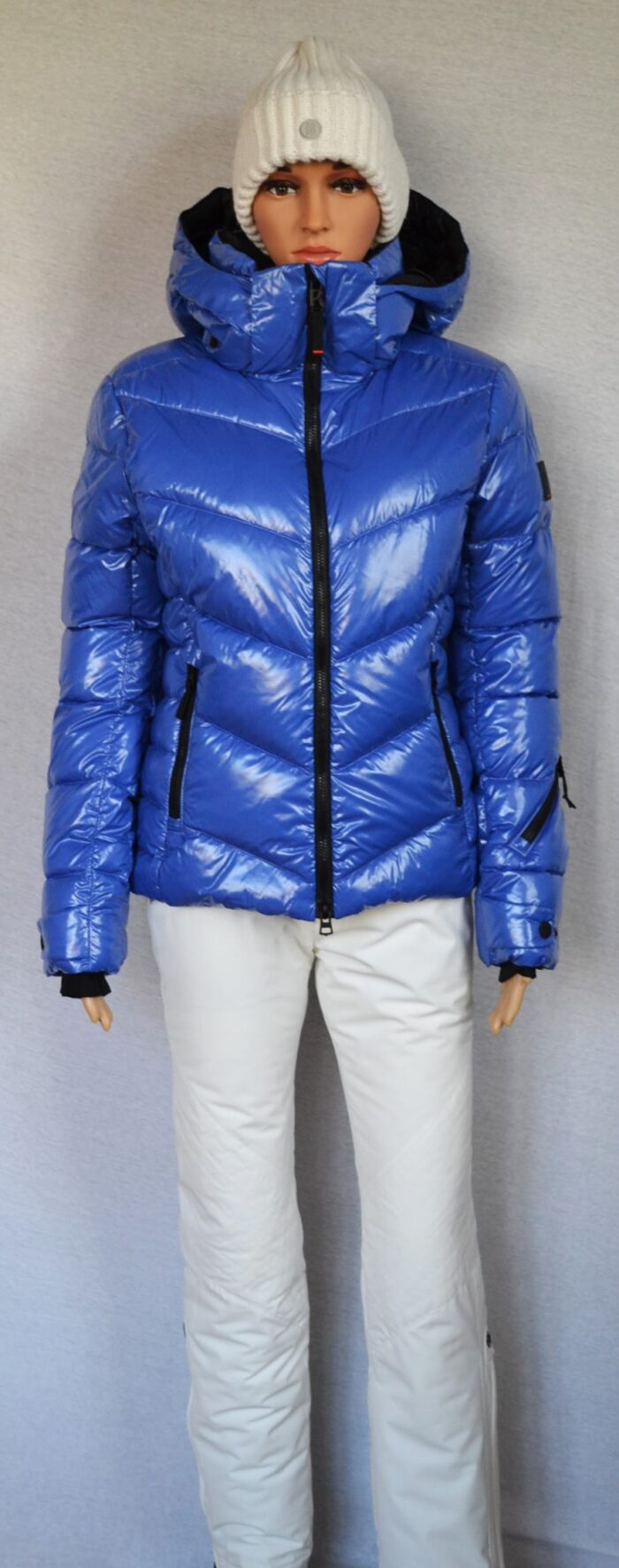 BOGNER FIRE+ICE SAELLY DAMEN SKIJACKE SHINY BLAU SKI WOMEN Gr 36 S NEU – Bild 3