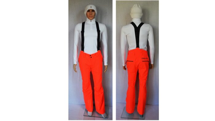 BOGNER FIRE+ICE SCOTT 3 HERREN SKIHOSE MIT TRÄGER NEON LAVA ORANGE Gr 50 L NEU