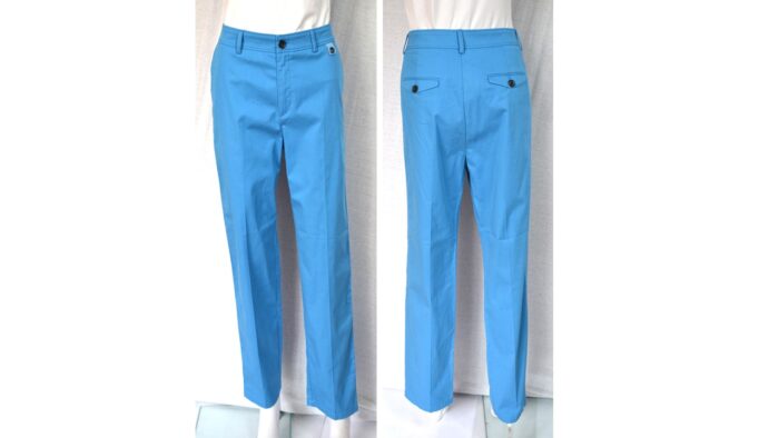 BOGNER DAMEN SOMMER HOSE BAUMWOLLE STRETCH HELLBLAU Gr 36L S NEU