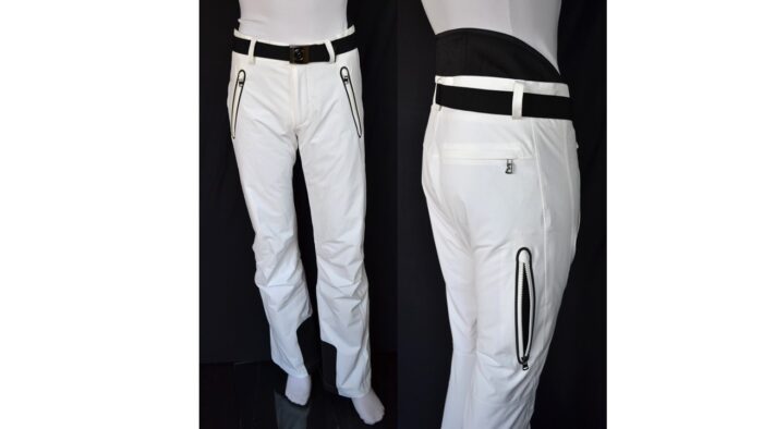 BOGNER THORE HERREN SKIHOSE 4 WEGE STRECH WEIß Gr 50 L NEU