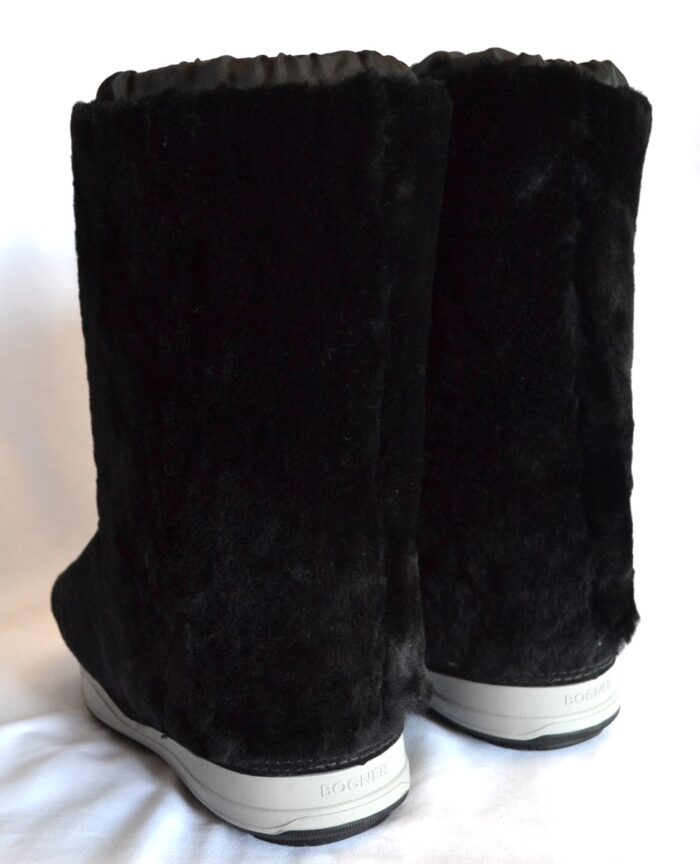 BOGNER LES ARCS DAMEN SCHNEEBOOTS FELL STIEFEL SNOW BOOTS SCHWARZ AUS SHEARLING Gr 40 41 42 NEU OVP – Bild 7