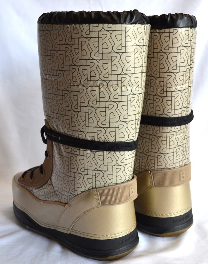 BOGNER LES ARCS DAMEN SCHNEEBOOTS STIEFEL SNOW BOOTS BEIGE-GOLD Gr 40 41 NEU OVP – Bild 8