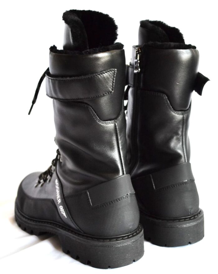 BOGNER 007 HELSINKI HERREN LEDER BOOTS MIT LAMMFELL FUTTER SCHWARZ Gr 44 NEU OVP – Bild 8