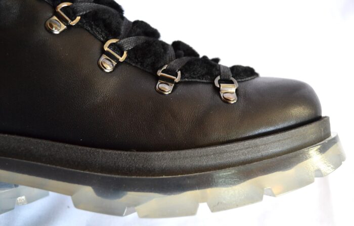 BOGNER SWANSEA DAMEN LEDER BOOTS STIEFELETTEN MIT LAMMFELL SCHWARZ Gr 40 NEU OVP – Bild 6