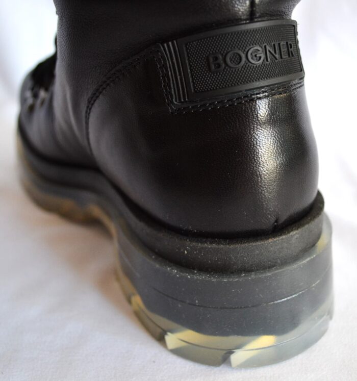 BOGNER SWANSEA DAMEN LEDER BOOTS STIEFELETTEN MIT LAMMFELL SCHWARZ Gr 40 NEU OVP – Bild 7