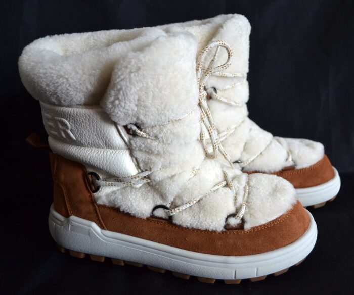 BOGNER CHAMONIX DAMEN SCHNEE BOOTS STIEFEL AUS SHEARLING Gr 39 NEU