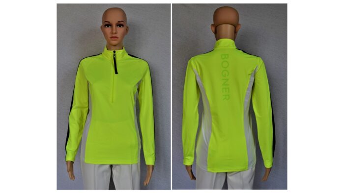 BOGNER DAMEN SKI LONGSLEEVE FIRST LAYER STRETCH UNTERZIEHER ASTHA NEON GELB Gr 36 S NEU