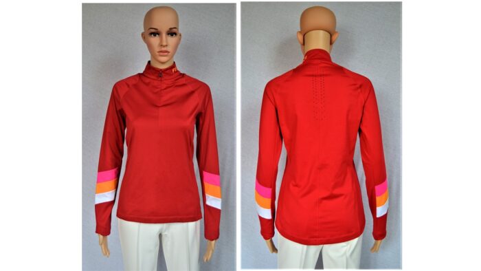 BOGNER FIRE+ICE DAMEN SKI LONGSLEEVE FIRST LAYER STRETCH UNTERZIEHER CASIA ROT Gr 36 S NEU