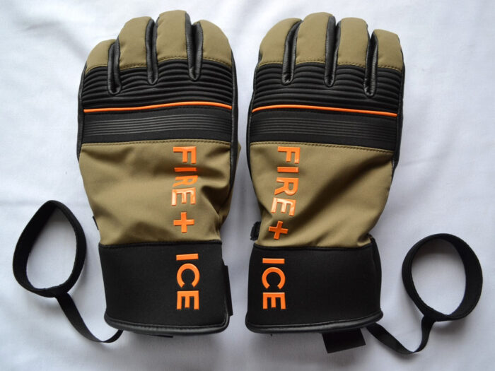 BOGNER ERKO R-TEX XT HERREN SKI HANDSCHUHE TEILLEDER GLOVES MOOS-SCHWARZ Gr ML NEU