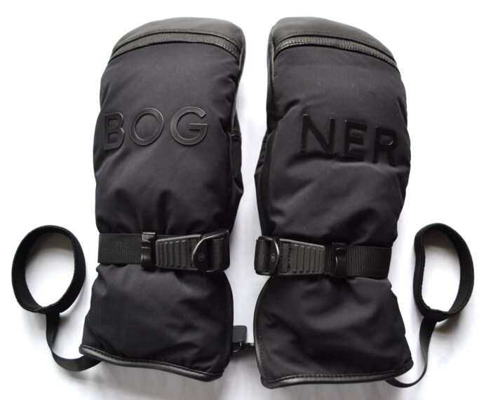 BOGNER FLORA DAMEN SKI FÄUSTLINGE STADT HANDSCHUHE 45% LEDER SCHWARZ Gr 7 S NEU