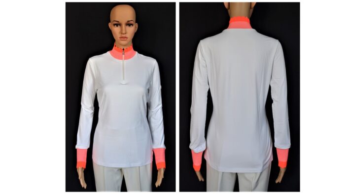 BOGNER DAMEN SKI FIRST LAYER STRETCH UNTERZIEHER LISSA WEIß-NEON Gr 44 XL NEU