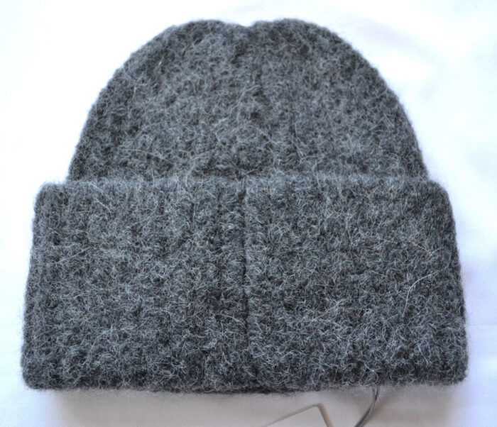 BOGNER DAMEN HERREN MÜTZE LORY 40% WOLLE WOLLMÜTZE GRAU LOGO PATCH NEU – Bild 4