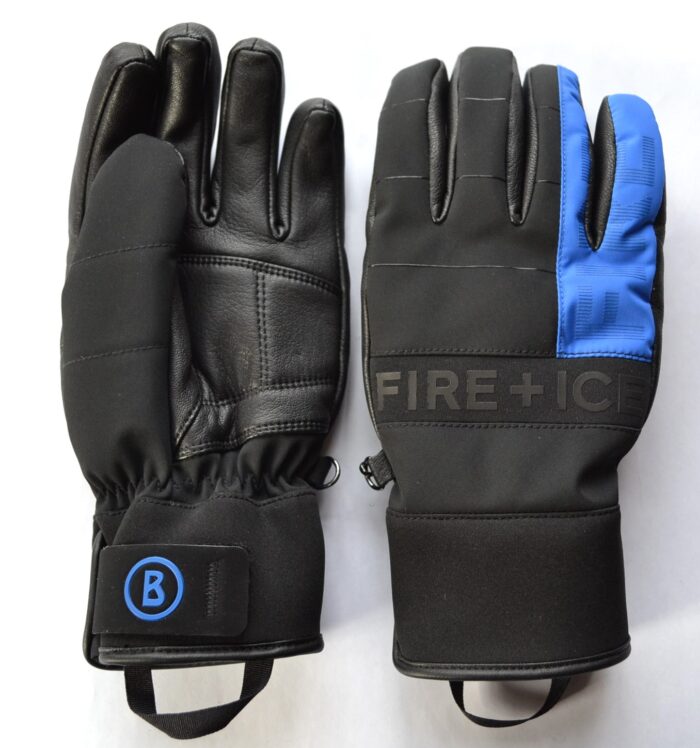 BOGNER MAX HERREN SKI HANDSCHUHE TEILLEDER GLOVES BLAU-SCHWARZ Gr 8,5 SM NEU – Bild 4
