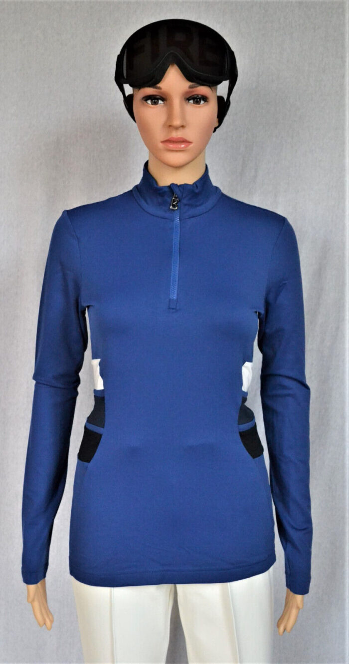 BOGNER DAMEN SKI LONGSLEEVE FIRST LAYER STRETCH UNTERZIEHER NALA BLAU Gr 36 S NEU – Bild 3