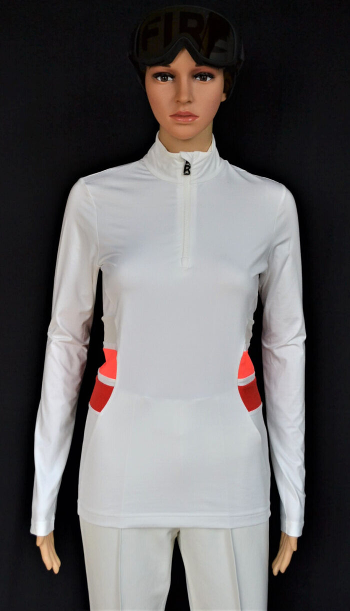 BOGNER DAMEN SKI LONGSLEEVE FIRST LAYER STRETCH UNTERZIEHER NALA WEIß Gr 36 S NEU – Bild 2
