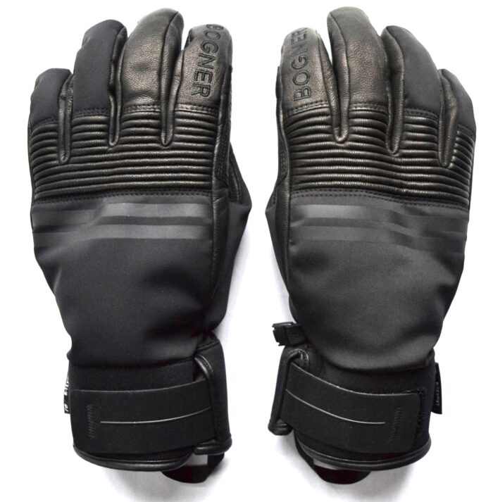 BOGNER PACO R-TEX XT HERREN SKI HANDSCHUHE 50% LEDER GLOVES SCHWARZ Gr 8,5 SM NEU – Bild 3